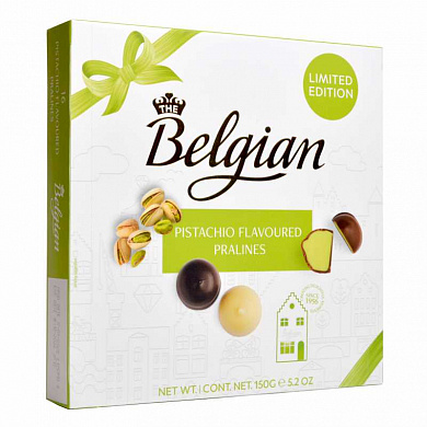 Шоколадные конфеты "The Belgian" пралине со вкусом фисташки 150 г, Бельгия