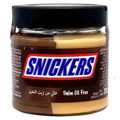 Шоколадная паста "Snickers" 200 г, Великобритания