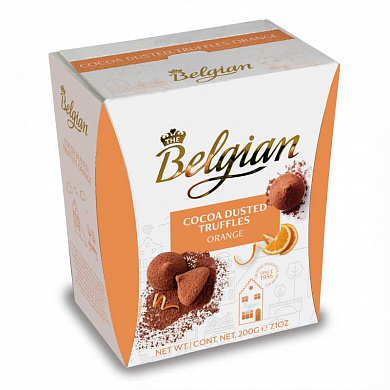 Шоколадные трюфели "The Belgian" с кусочками апельсина 200 г, Бельгия