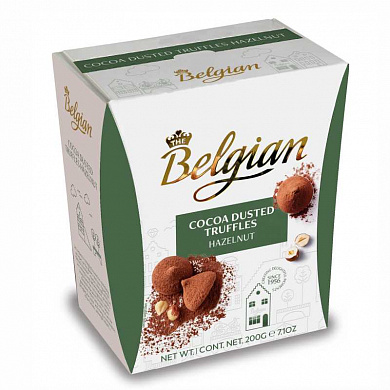 Шоколадные трюфели "The Belgian" с фундуком 200 г, Бельгия