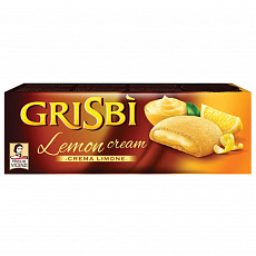 Печенье "Grisbi" с начинкой из лимонного крема 150 г, Италия