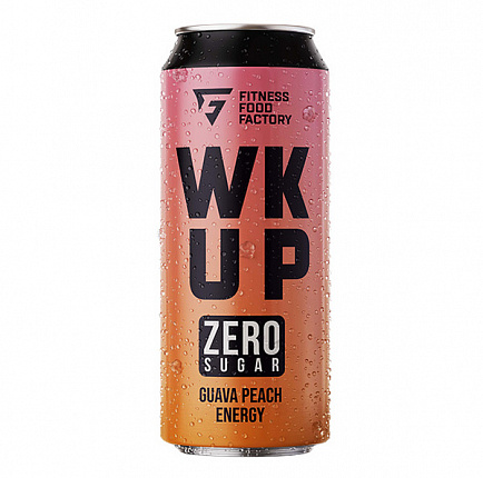 Напиток тонизирующий б/а WK UP Guava Peach 0,45 л, Россия