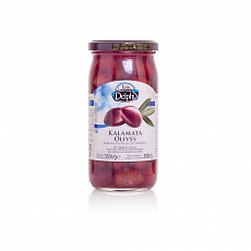 Маслины DELPHI Kalamata с косточкой в рассоле 350 г, Греция
