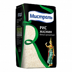 Рис Жасмин белый ароматный "Мистраль" 500 г, Россия