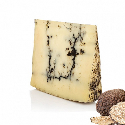 Сыр твердый "Manchego" с черным трюфелем из овечьего молока 6 месяцев 200 г, БЗМЖ