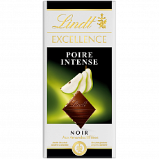 Шоколад темный "Lindt Excellence" с грушей 48% какао 100 г, Франция