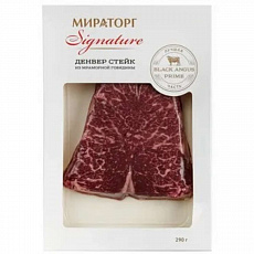 Стейк Денвер Signature из мраморной говядины Мираторг 290 г, Россия