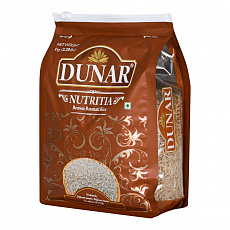 Рис "Dunar" Басмати Нутриция коричневый нешлифованный 1 кг, Индия