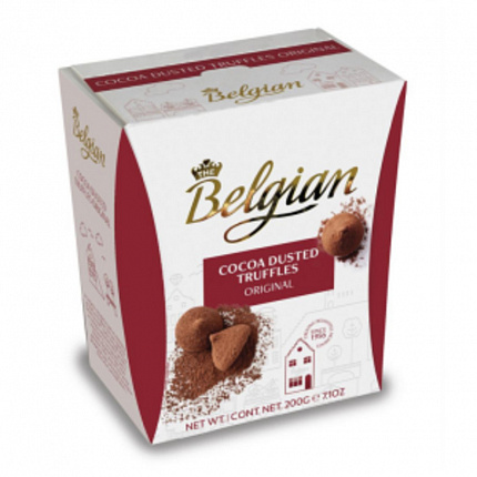 Шоколадные трюфели "The Belgian" классические 200 г, Бельгия