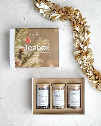 Чайный набор "Teafornia" (Масала, Мортон, Гречишный чай с яблоком и корицей), Россия
