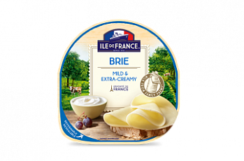 Сыр мягкий Бри "ILE de FRANCE" ломтики 150 г, БЗМЖ