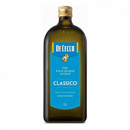Масло оливковое "DE CECCO" Extra Vergine 1 л, Италия