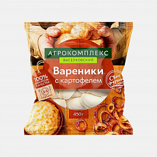 Вареники с картофелем "Агрокомплекс Выселковский" 450 г, Россия